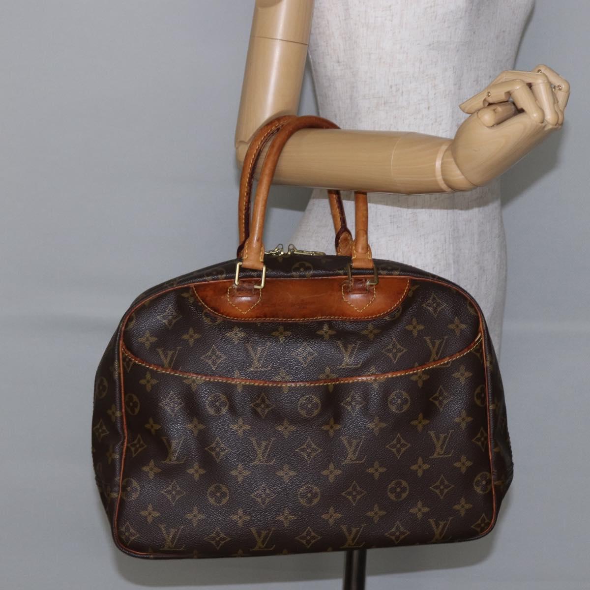LOUIS VUITTON Monogram Deauville Hand Bag M47270 LV Auth bs29679