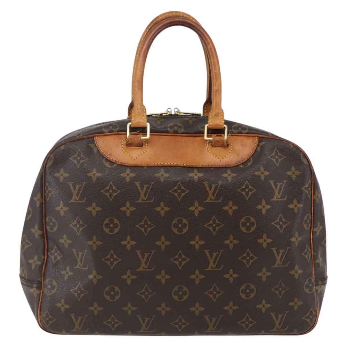 LOUIS VUITTON Monogram Deauville Hand Bag M47270 LV Auth bs29679