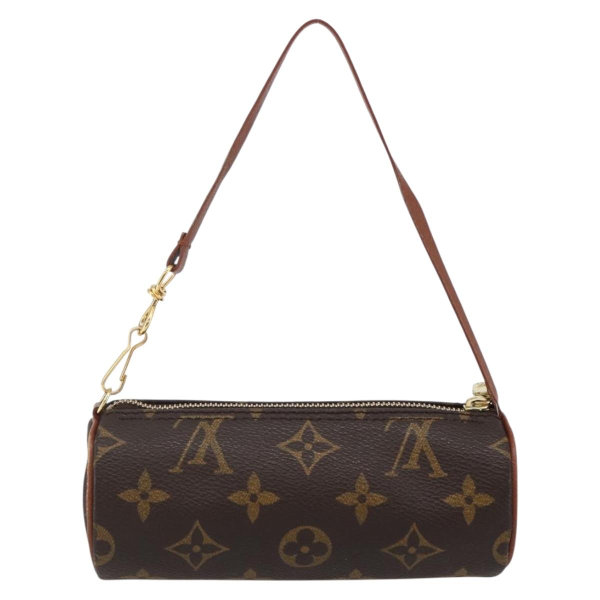 LOUIS VUITTON Monogram Papillon Pouch LV Auth bs29689