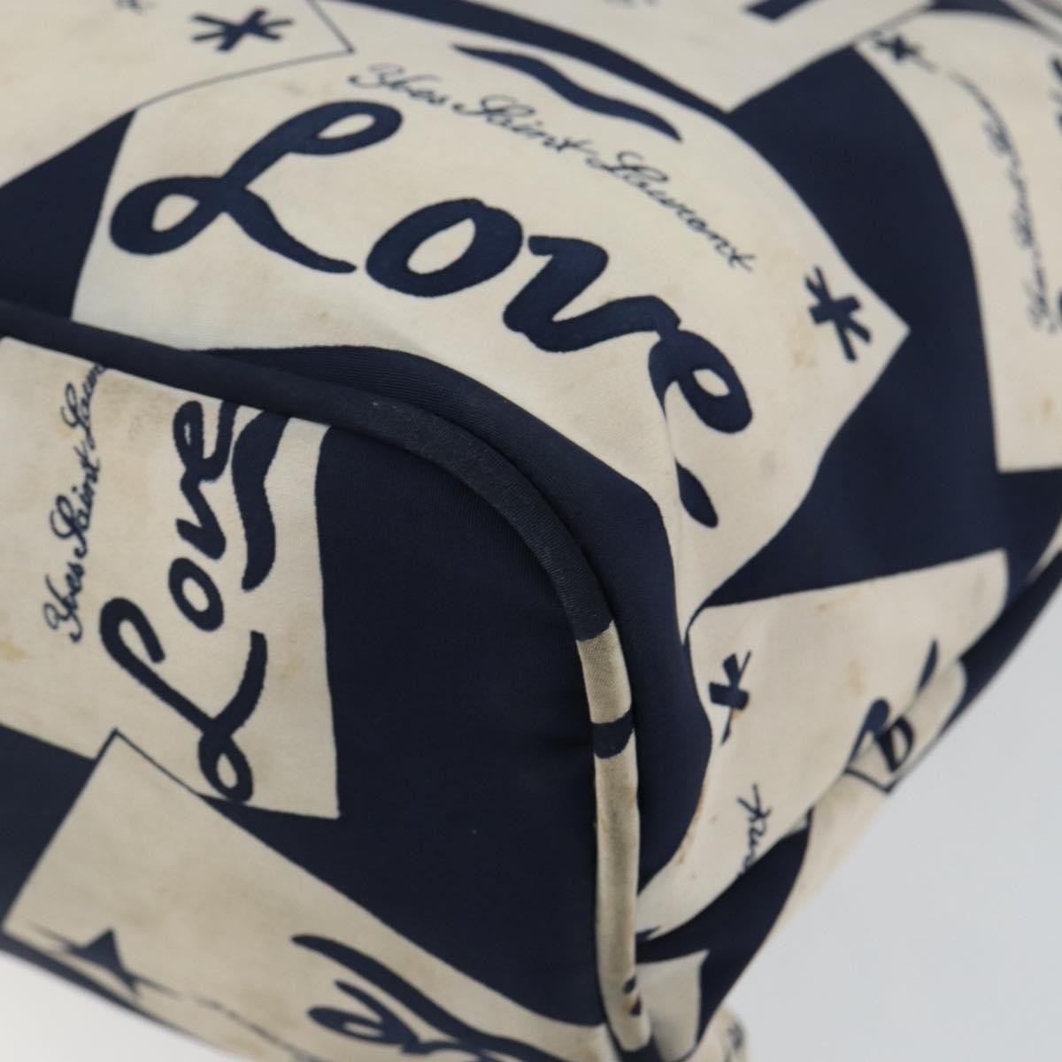 SAINT LAURENT Hand Bag Nylon Navy Auth bs29699