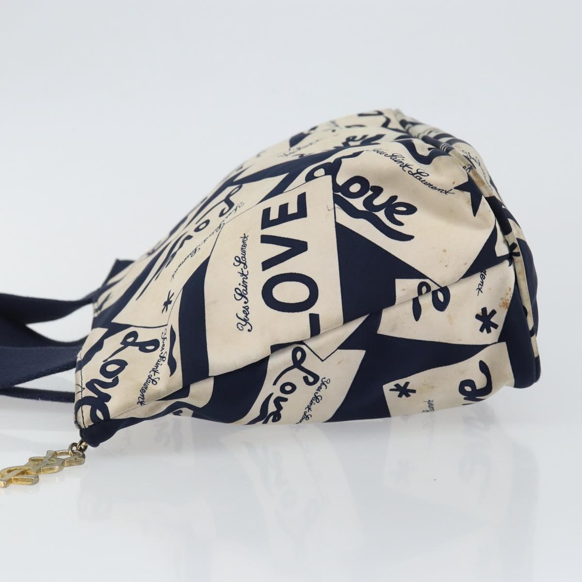 SAINT LAURENT Hand Bag Nylon Navy Auth bs29699
