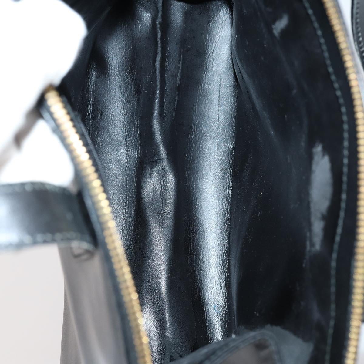 GUCCI Shoulder Bag Nylon Enamel Leather 5Set Black Brown khaki Auth bs29701