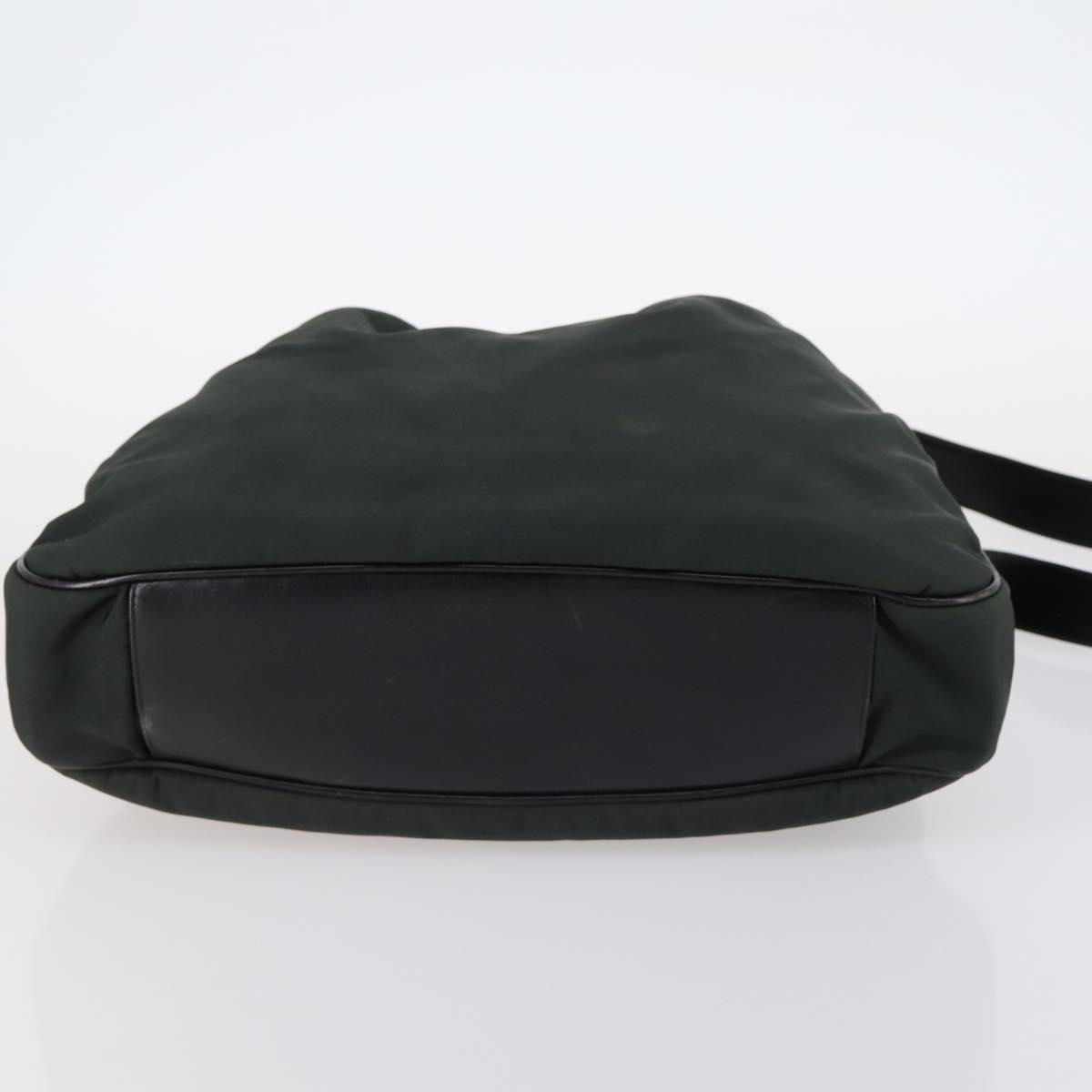 GUCCI Shoulder Bag Nylon Enamel Leather 5Set Black Brown khaki Auth bs29701