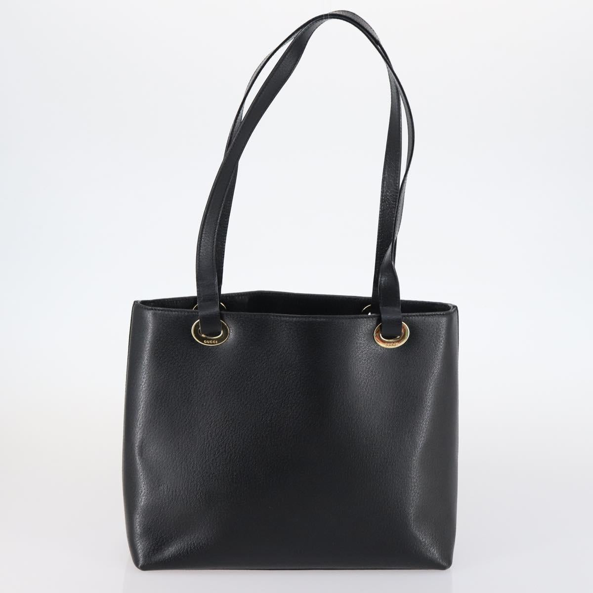 GUCCI Shoulder Bag Nylon Enamel Leather 5Set Black Brown khaki Auth bs29701