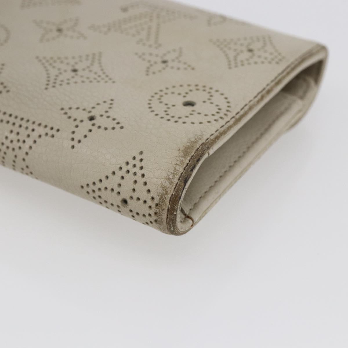 LOUIS VUITTON Monogram Mahina Portefeuille Amelia Wallet M58132 LV Auth bs29705