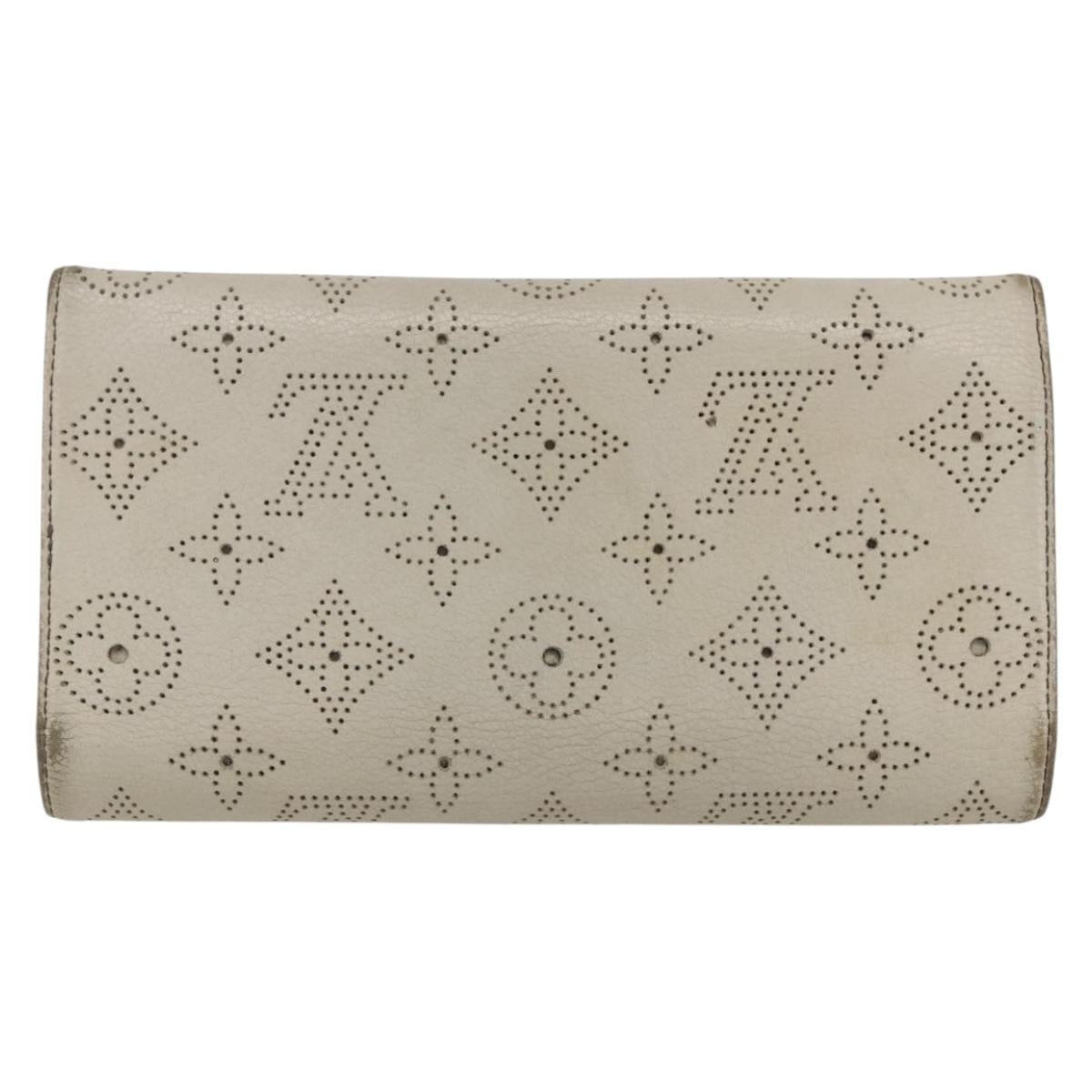 LOUIS VUITTON Monogram Mahina Portefeuille Amelia Wallet M58132 LV Auth bs29705