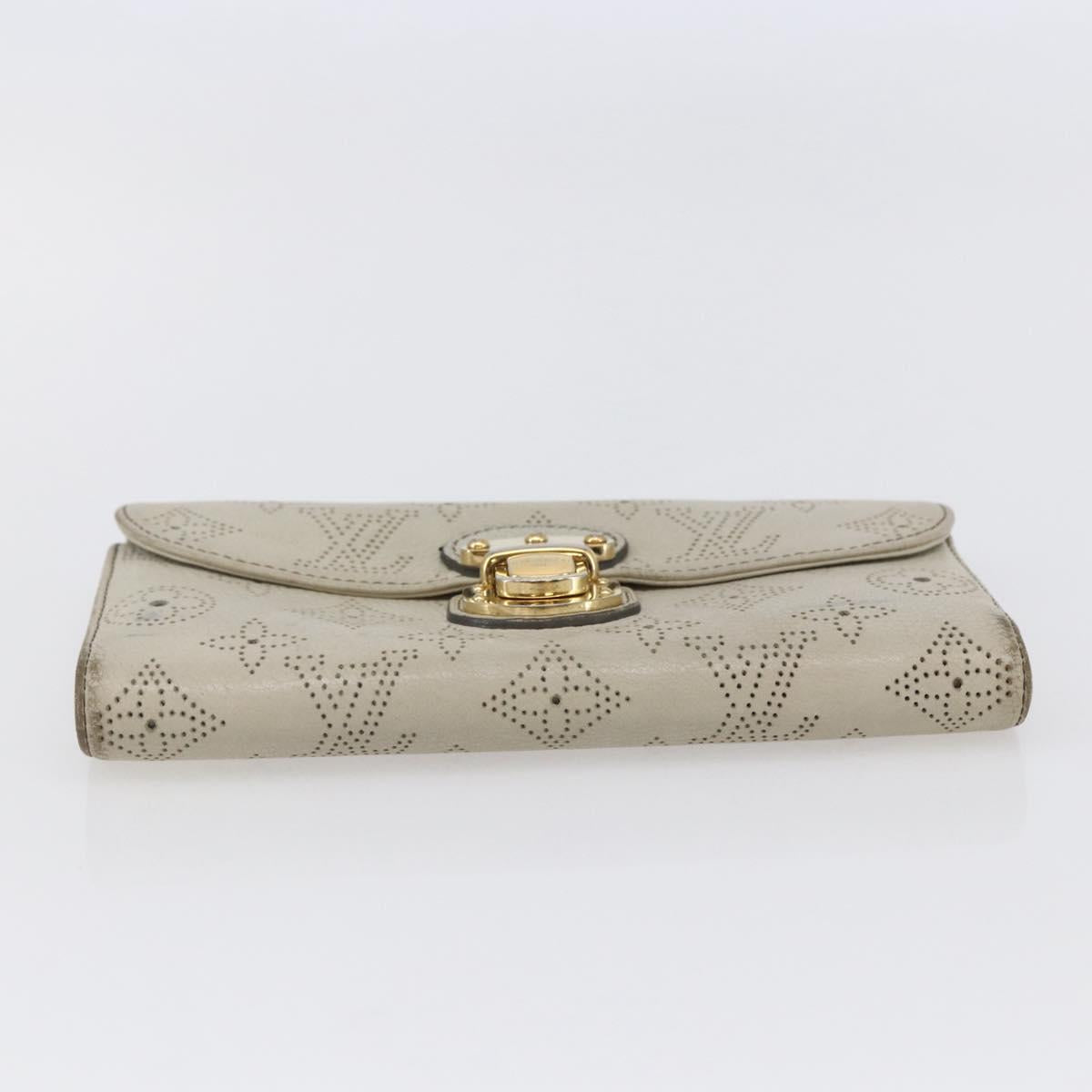 LOUIS VUITTON Monogram Mahina Portefeuille Amelia Wallet M58132 LV Auth bs29705