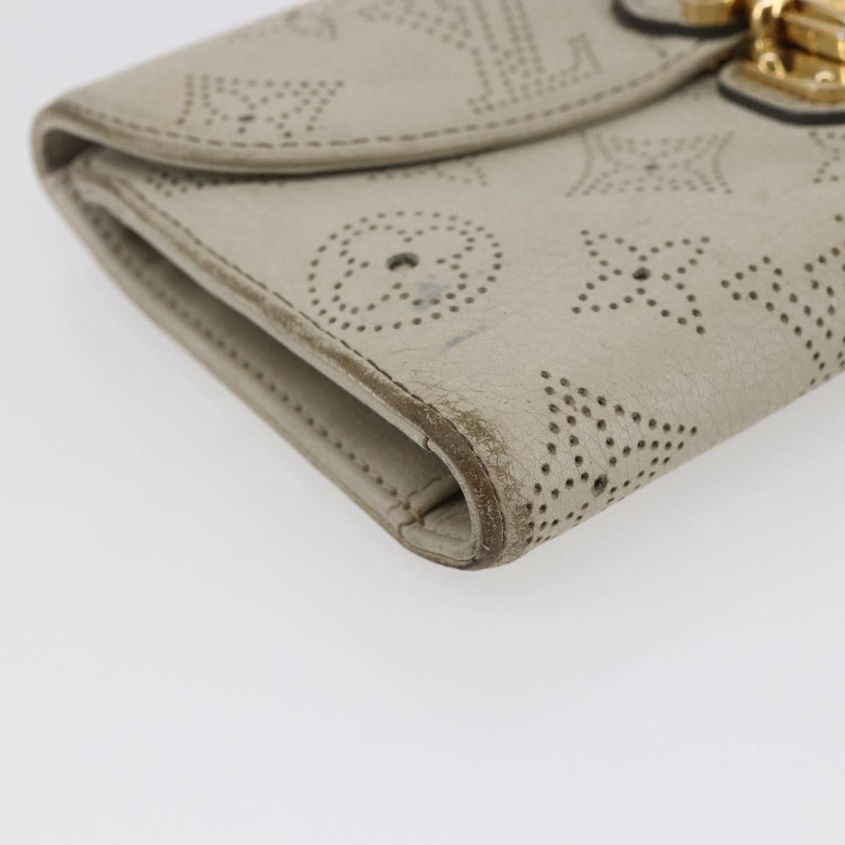 LOUIS VUITTON Monogram Mahina Portefeuille Amelia Wallet M58132 LV Auth bs29705