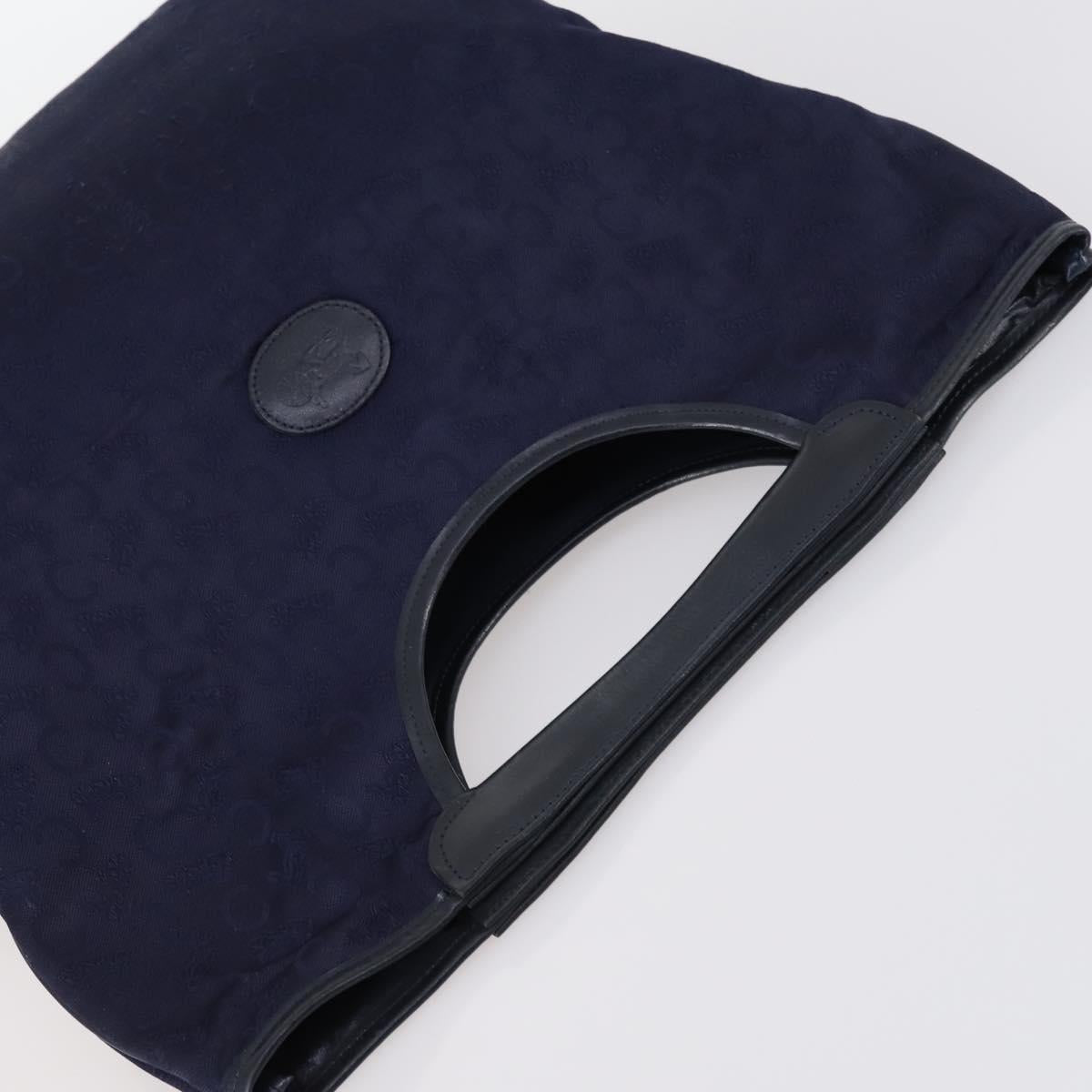 CELINE Hand Bag Canvas Nylon PVC 6Set Brown Navy Green Auth bs29710