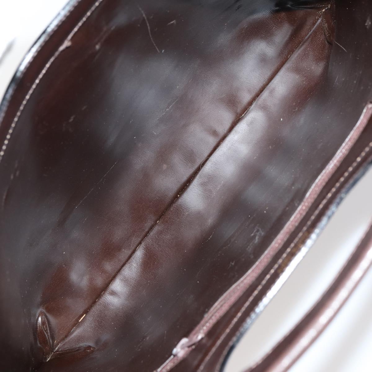 CELINE Hand Bag Canvas Nylon PVC 6Set Brown Navy Green Auth bs29710