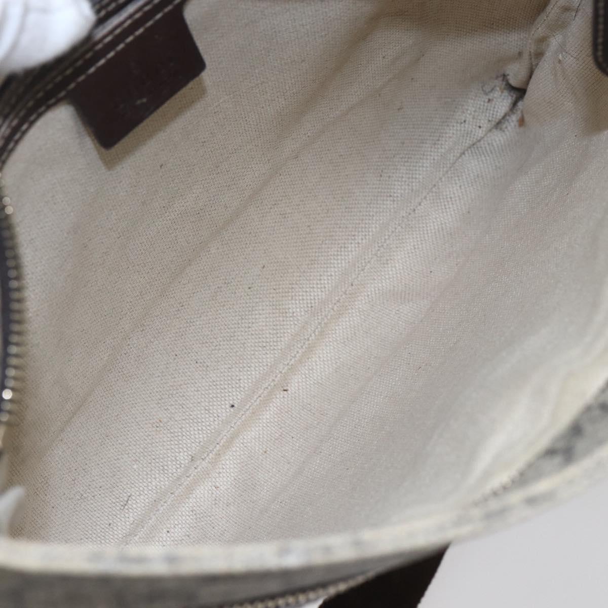 GUCCI GG Supreme Shoulder Bag PVC Beige Gold 295257 Auth bs29716