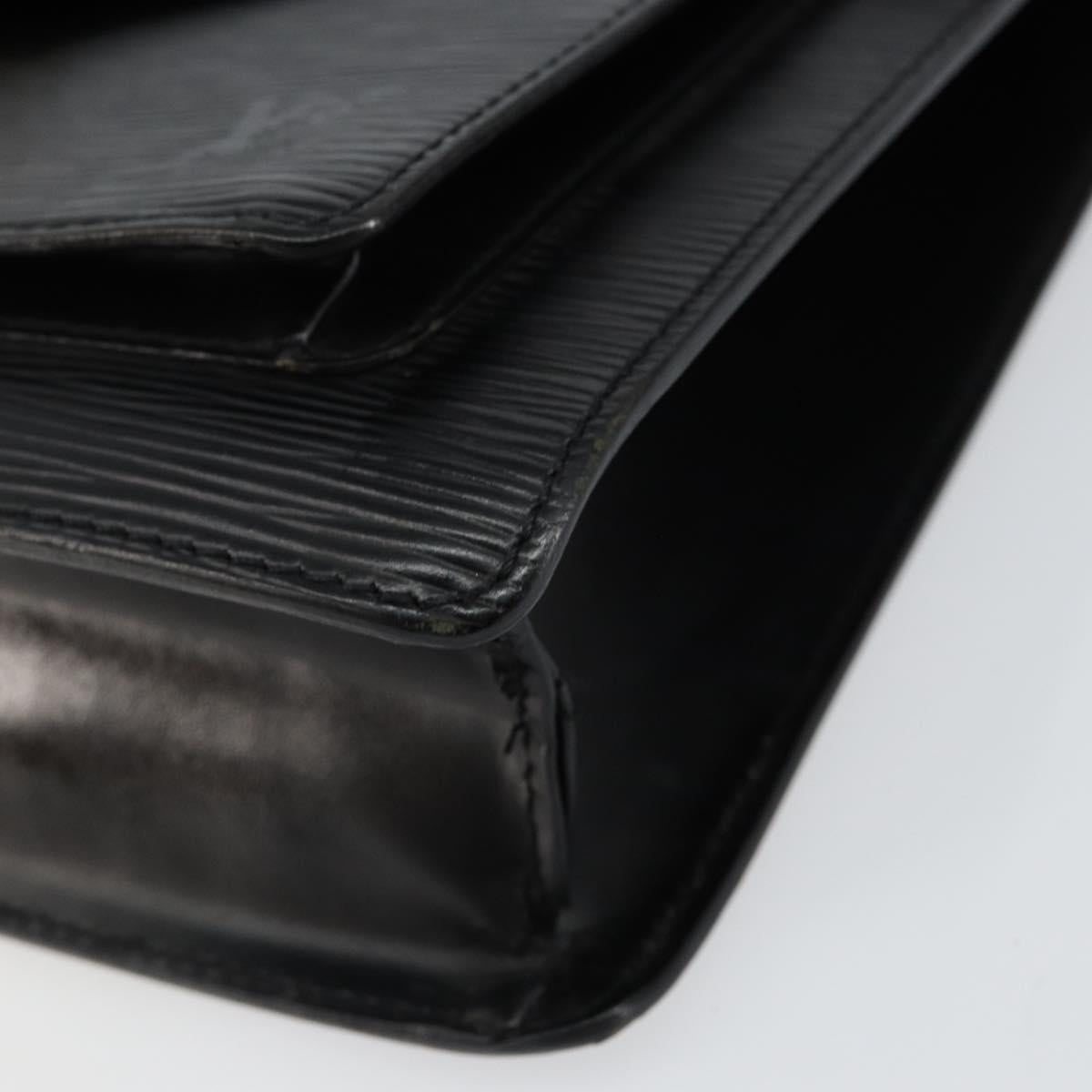 LOUIS VUITTON Epi Monceau 28 Hand Bag Black M52122 LV Auth bs29721