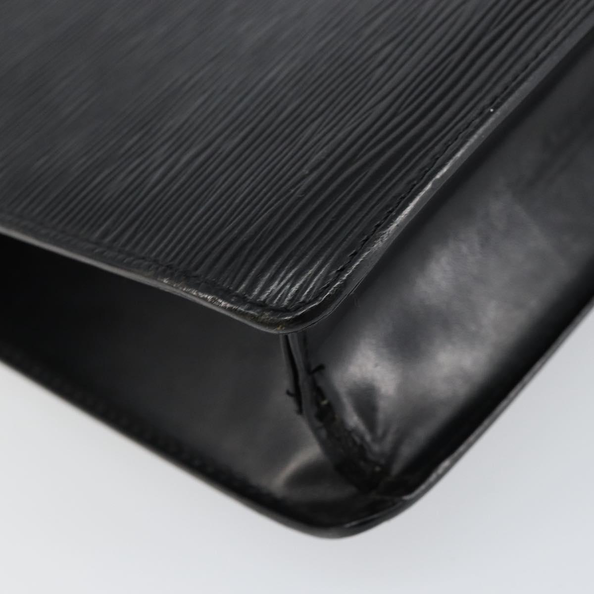 LOUIS VUITTON Epi Monceau 28 Hand Bag Black M52122 LV Auth bs29721