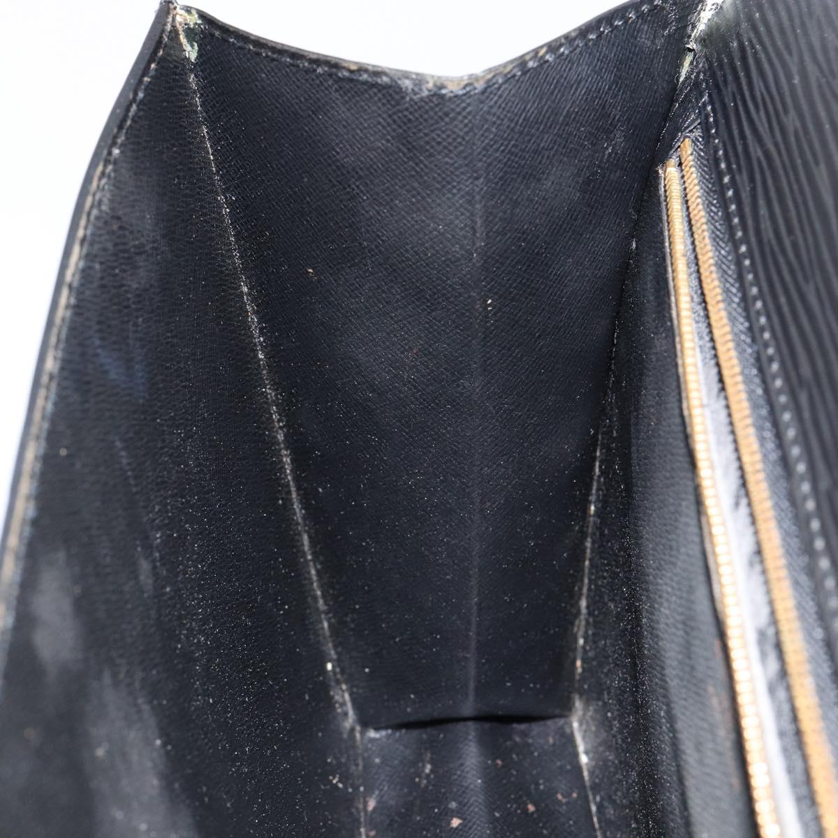 LOUIS VUITTON Epi Monceau 28 Hand Bag Black M52122 LV Auth bs29721