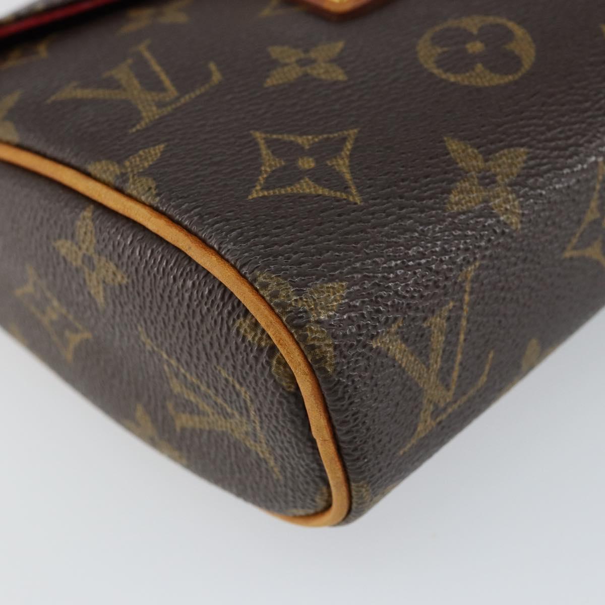 LOUIS VUITTON Monogram Sonatine Hand Bag M51902 LV Auth bs29723