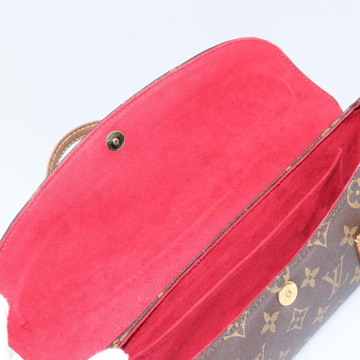 LOUIS VUITTON Monogram Sonatine Hand Bag M51902 LV Auth bs29723