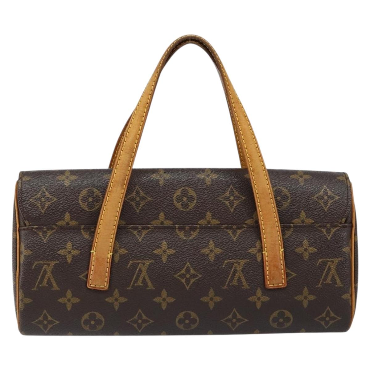 LOUIS VUITTON Monogram Sonatine Hand Bag M51902 LV Auth bs29723