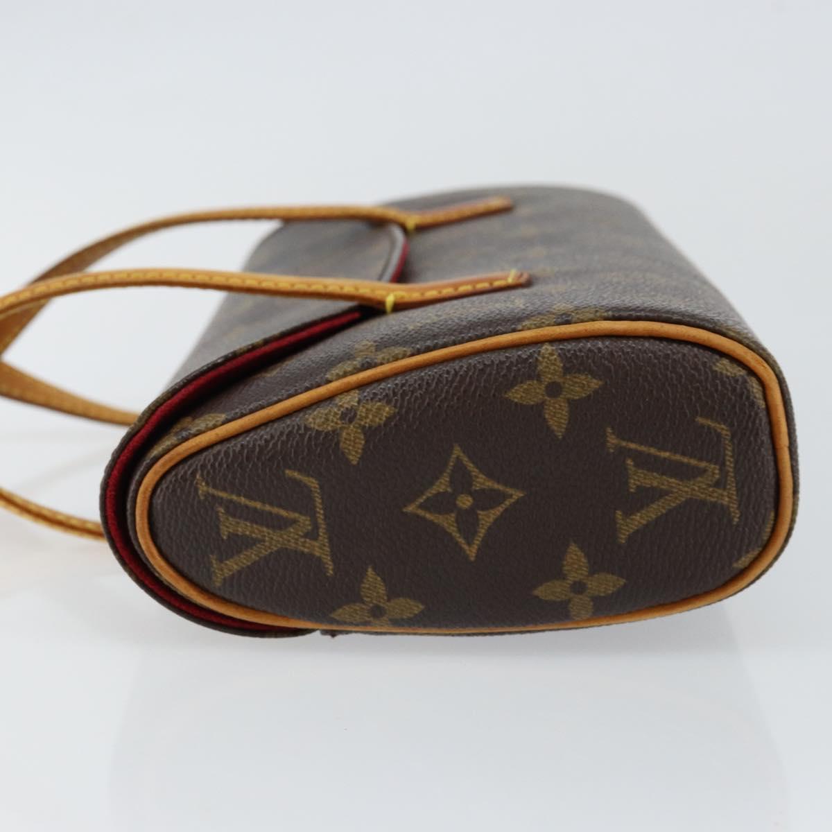 LOUIS VUITTON Monogram Sonatine Hand Bag M51902 LV Auth bs29723
