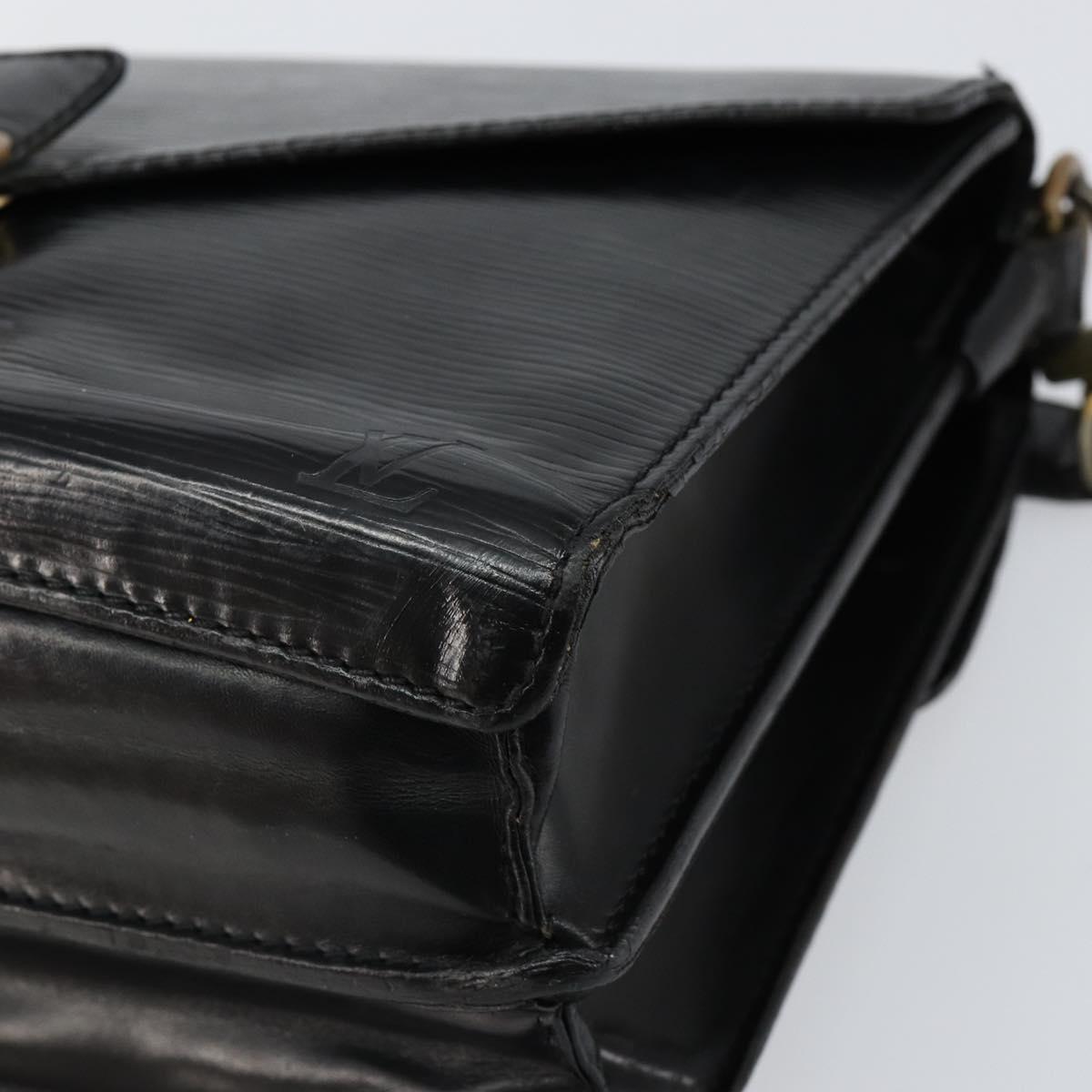 LOUIS VUITTON Epi Biface Clutch Bag Black M52322 LV Auth bs29726