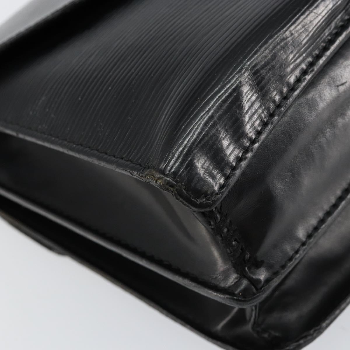 LOUIS VUITTON Epi Biface Clutch Bag Black M52322 LV Auth bs29726