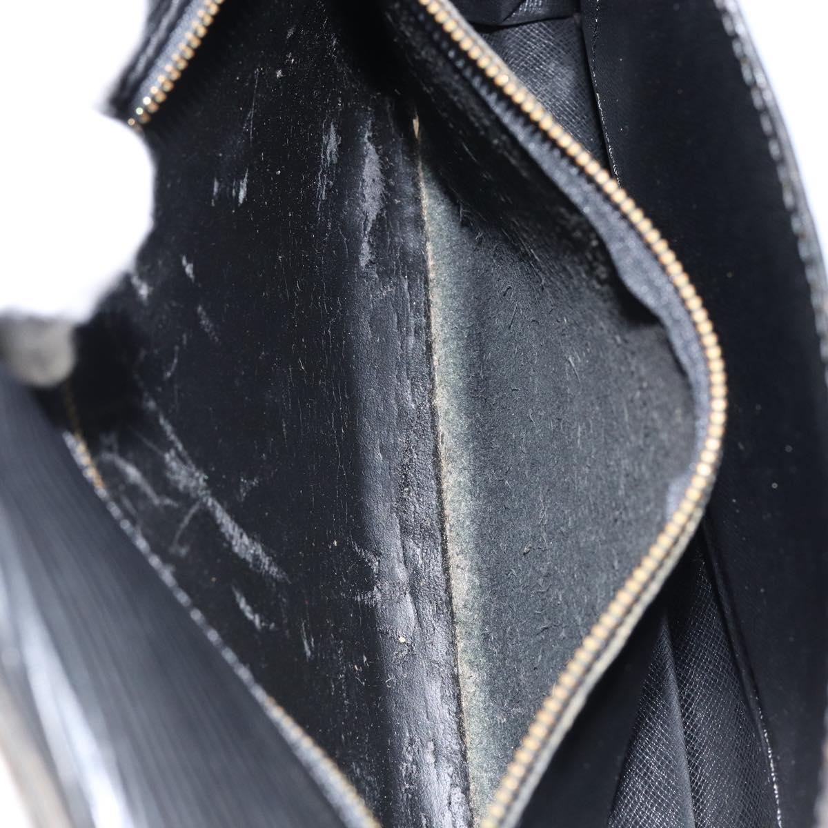 LOUIS VUITTON Epi Biface Clutch Bag Black M52322 LV Auth bs29726