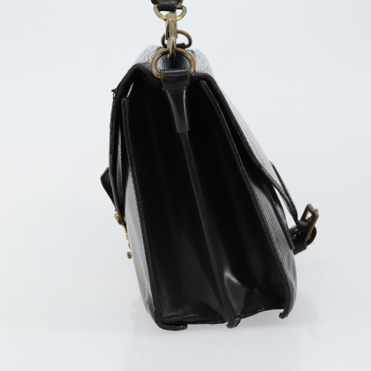 LOUIS VUITTON Epi Biface Clutch Bag Black M52322 LV Auth bs29726