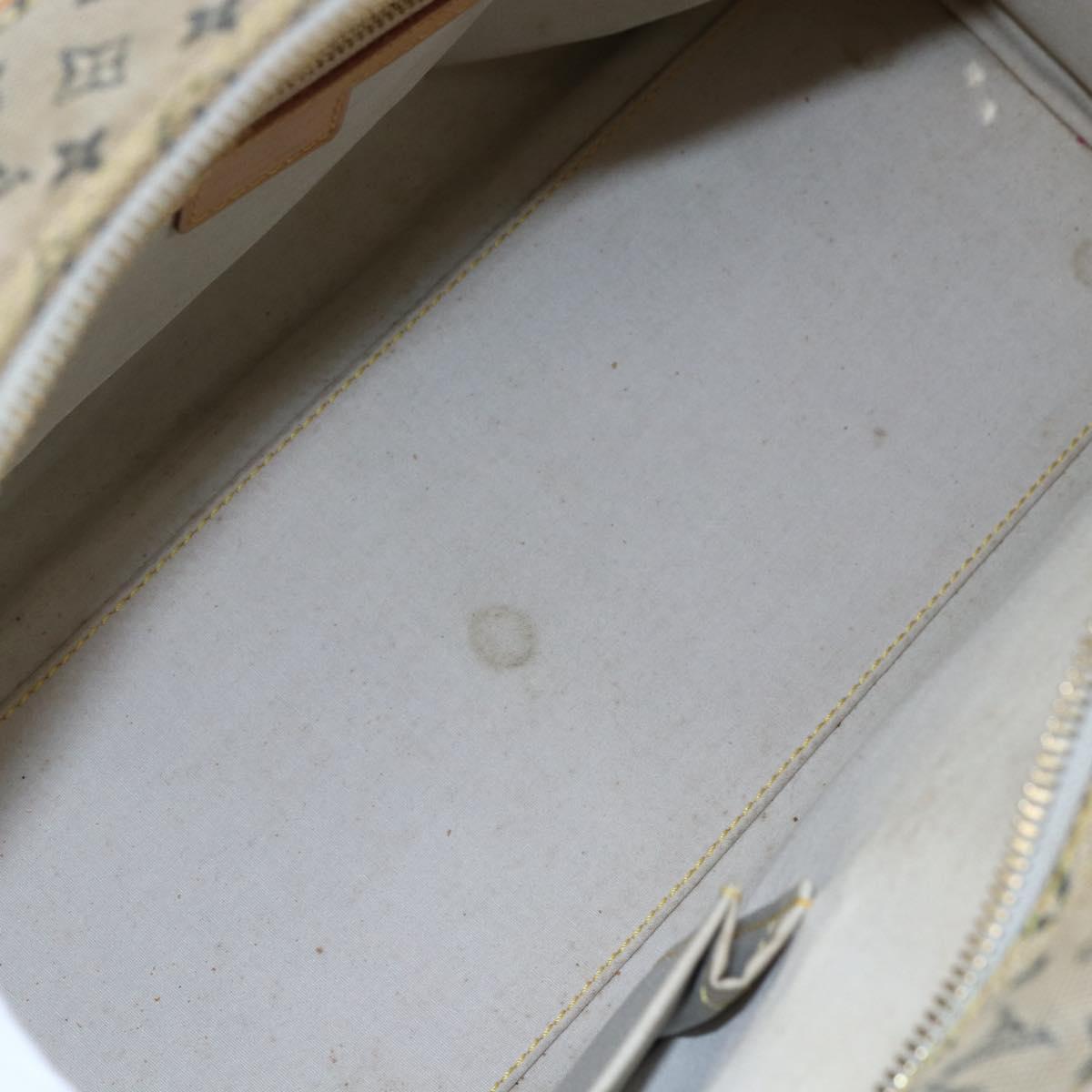 LOUIS VUITTON Monogram Mini Marie Hand Bag Blue M92003 LV Auth bs29728