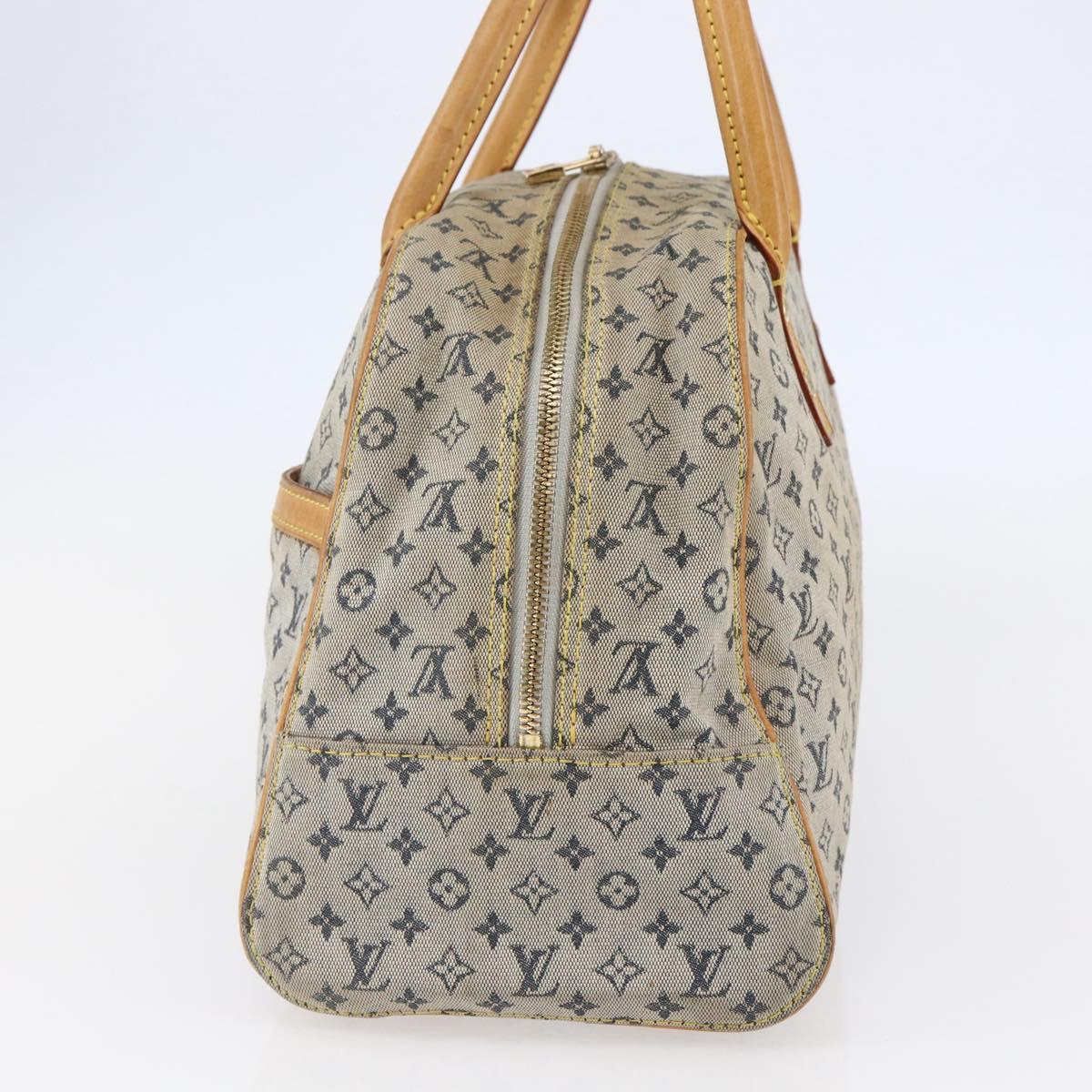 LOUIS VUITTON Monogram Mini Marie Hand Bag Blue M92003 LV Auth bs29728