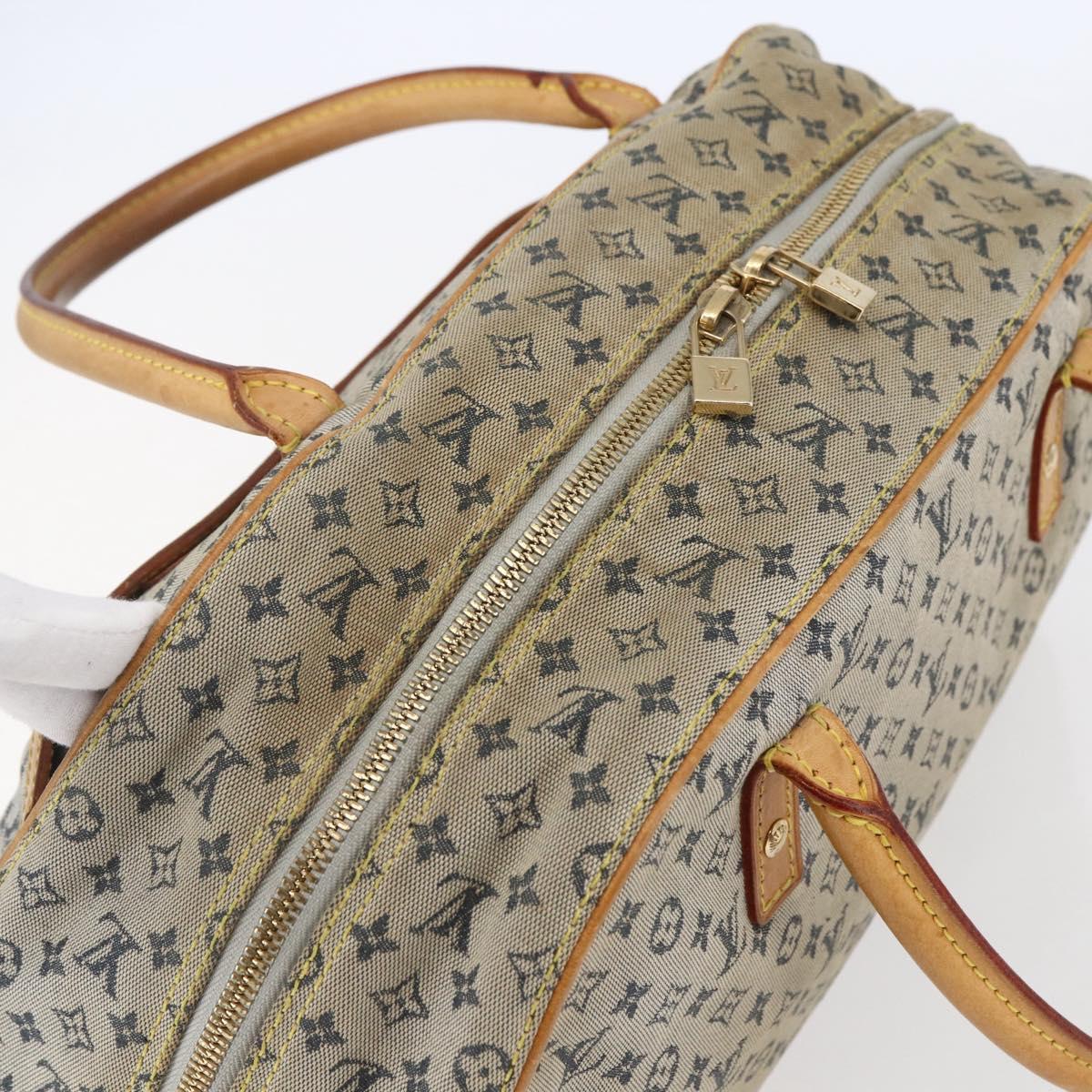 LOUIS VUITTON Monogram Mini Marie Hand Bag Blue M92003 LV Auth bs29728
