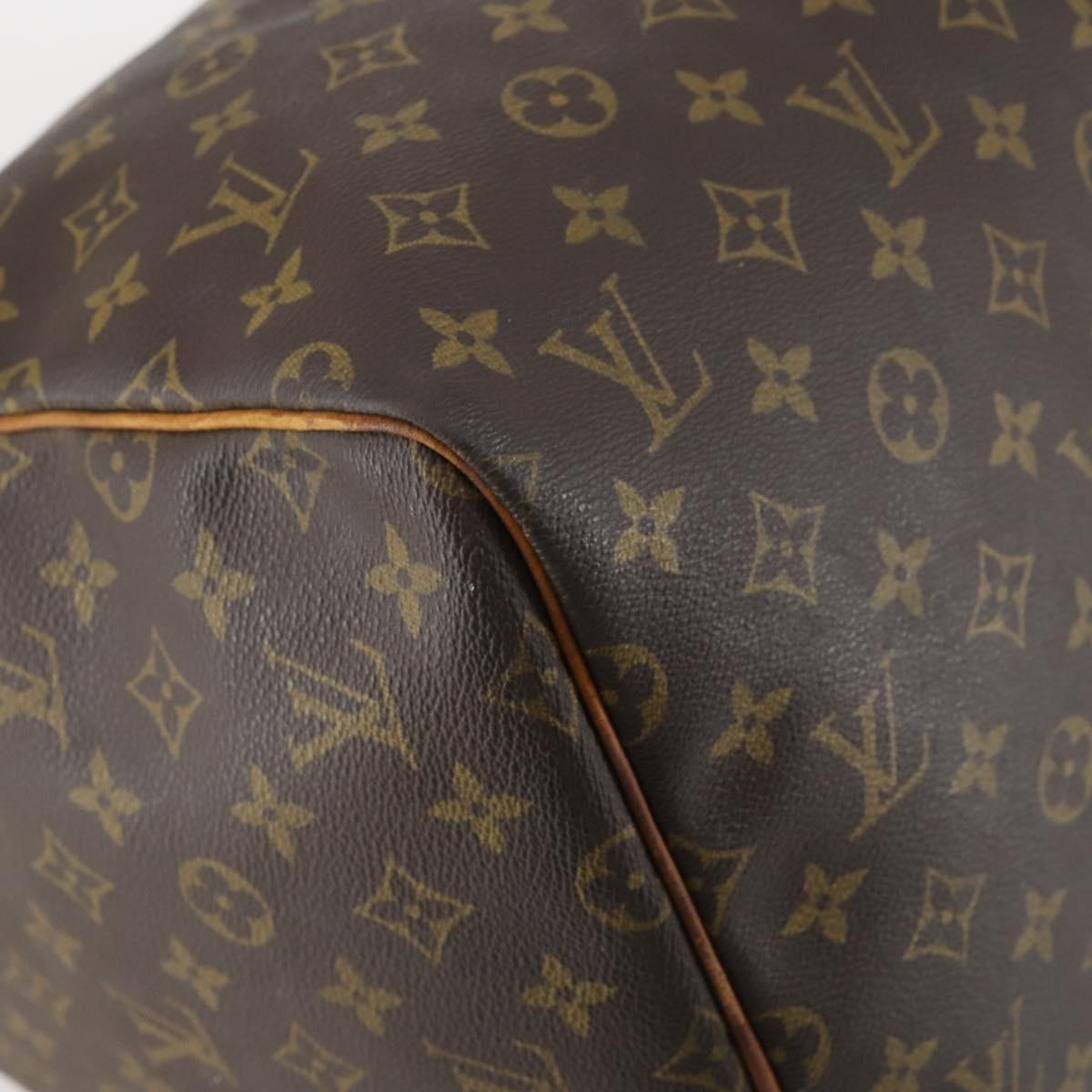LOUIS VUITTON Monogram Keepall 55 Boston Bag M41424 LV Auth bs29734