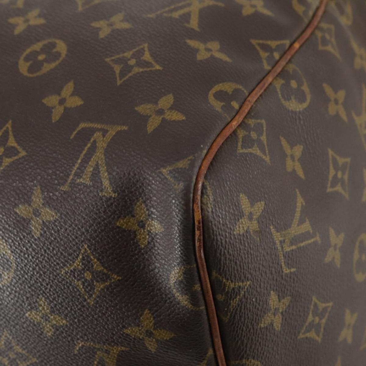 LOUIS VUITTON Monogram Keepall 55 Boston Bag M41424 LV Auth bs29734