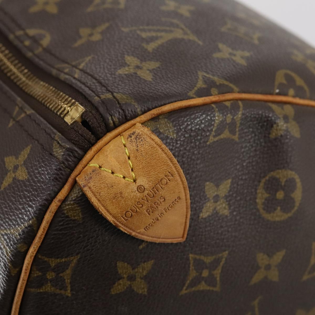 LOUIS VUITTON Monogram Keepall 55 Boston Bag M41424 LV Auth bs29734
