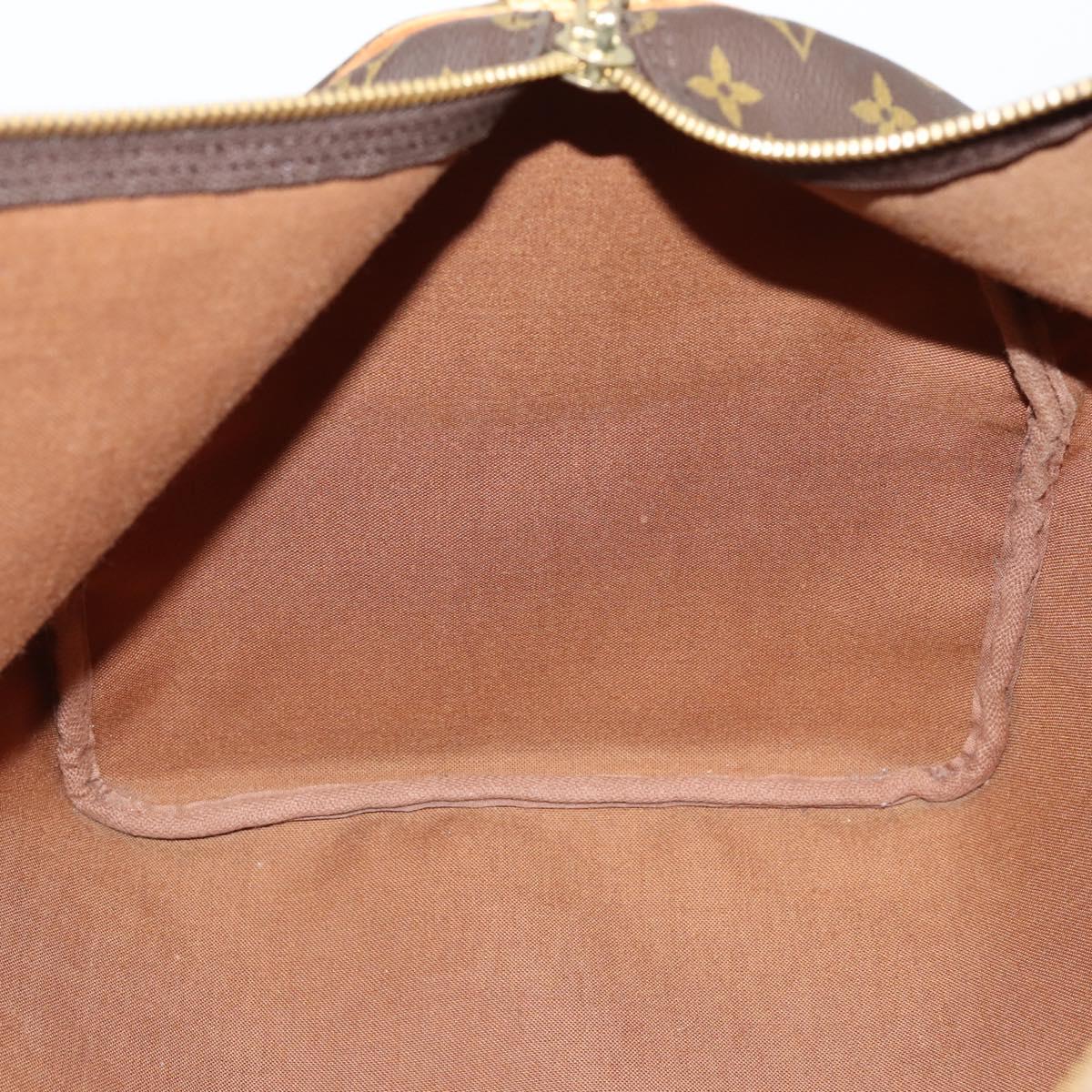 LOUIS VUITTON Monogram Keepall 55 Boston Bag M41424 LV Auth bs29734