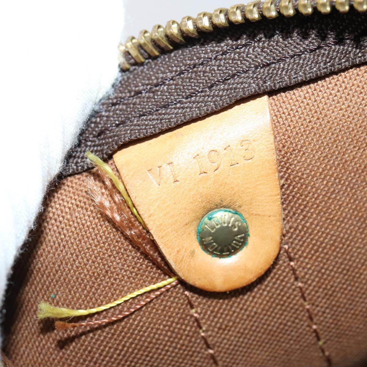 LOUIS VUITTON Monogram Keepall 55 Boston Bag M41424 LV Auth bs29734