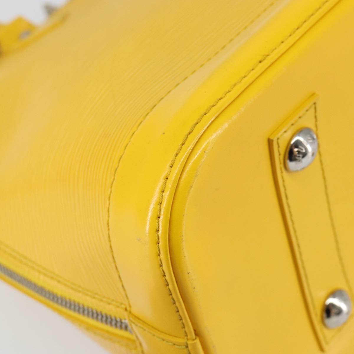 LOUIS VUITTON Epi Alma PM Hand Bag Yellow Mimosa M40951 LV Auth bs29736