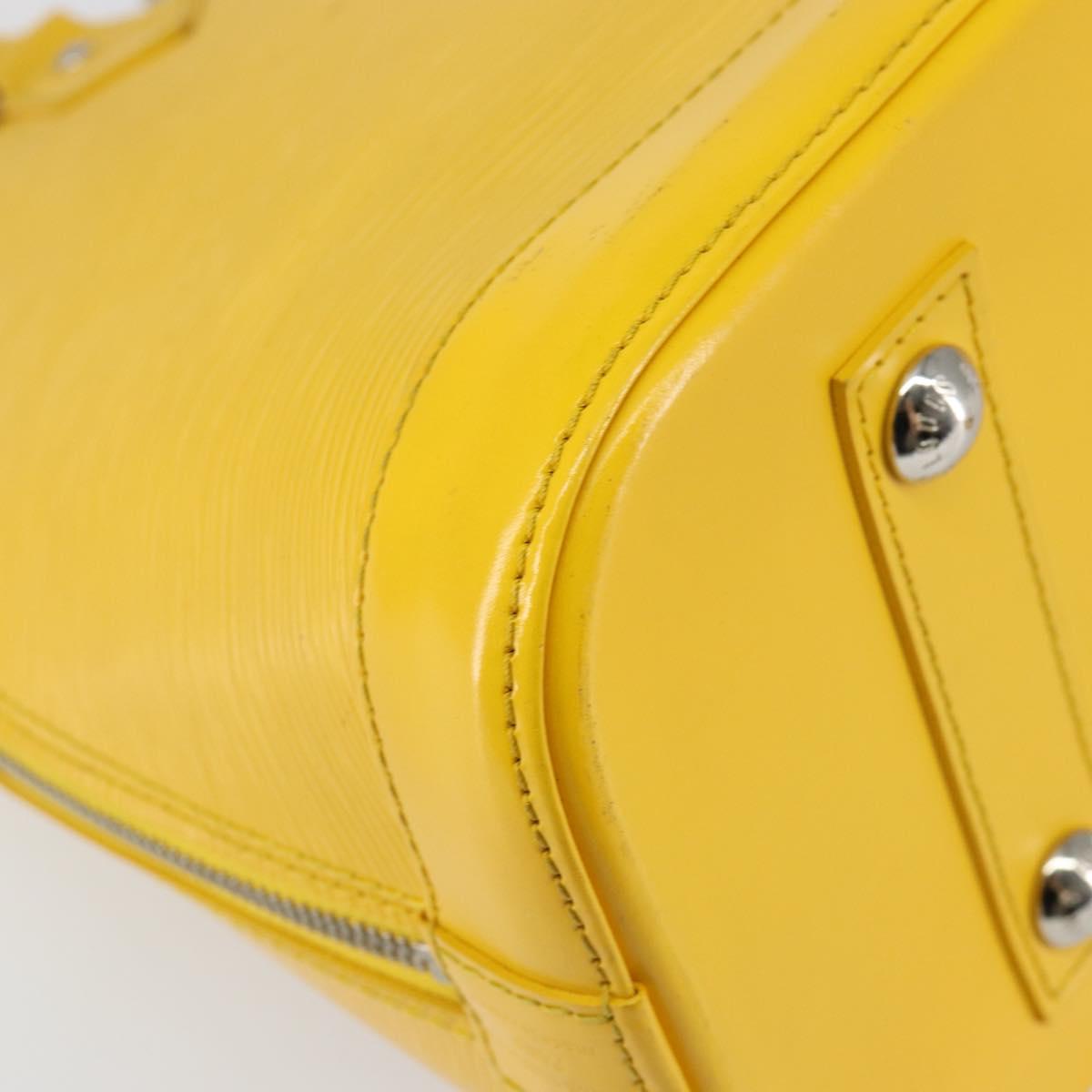 LOUIS VUITTON Epi Alma PM Hand Bag Yellow Mimosa M40951 LV Auth bs29736