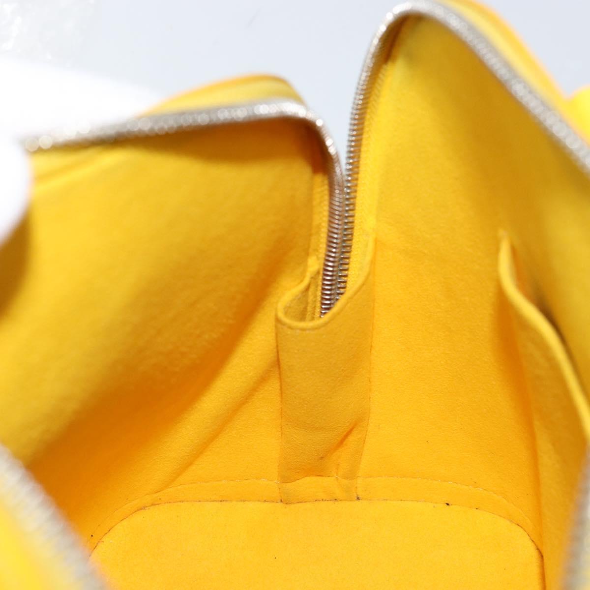 LOUIS VUITTON Epi Alma PM Hand Bag Yellow Mimosa M40951 LV Auth bs29736