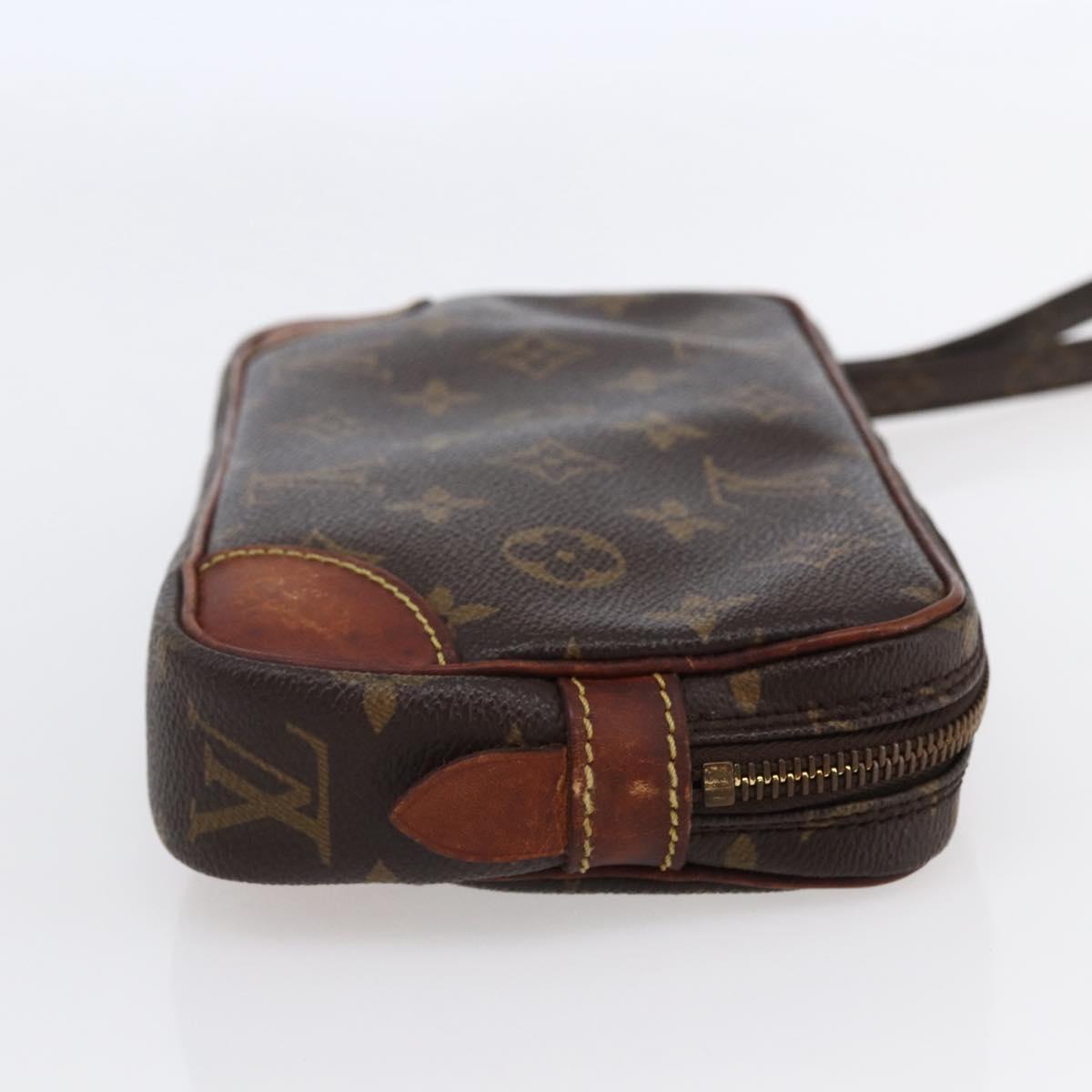 LOUIS VUITTON Monogram Marly Dragonne PM Clutch Bag M51827 LV Auth bs29743