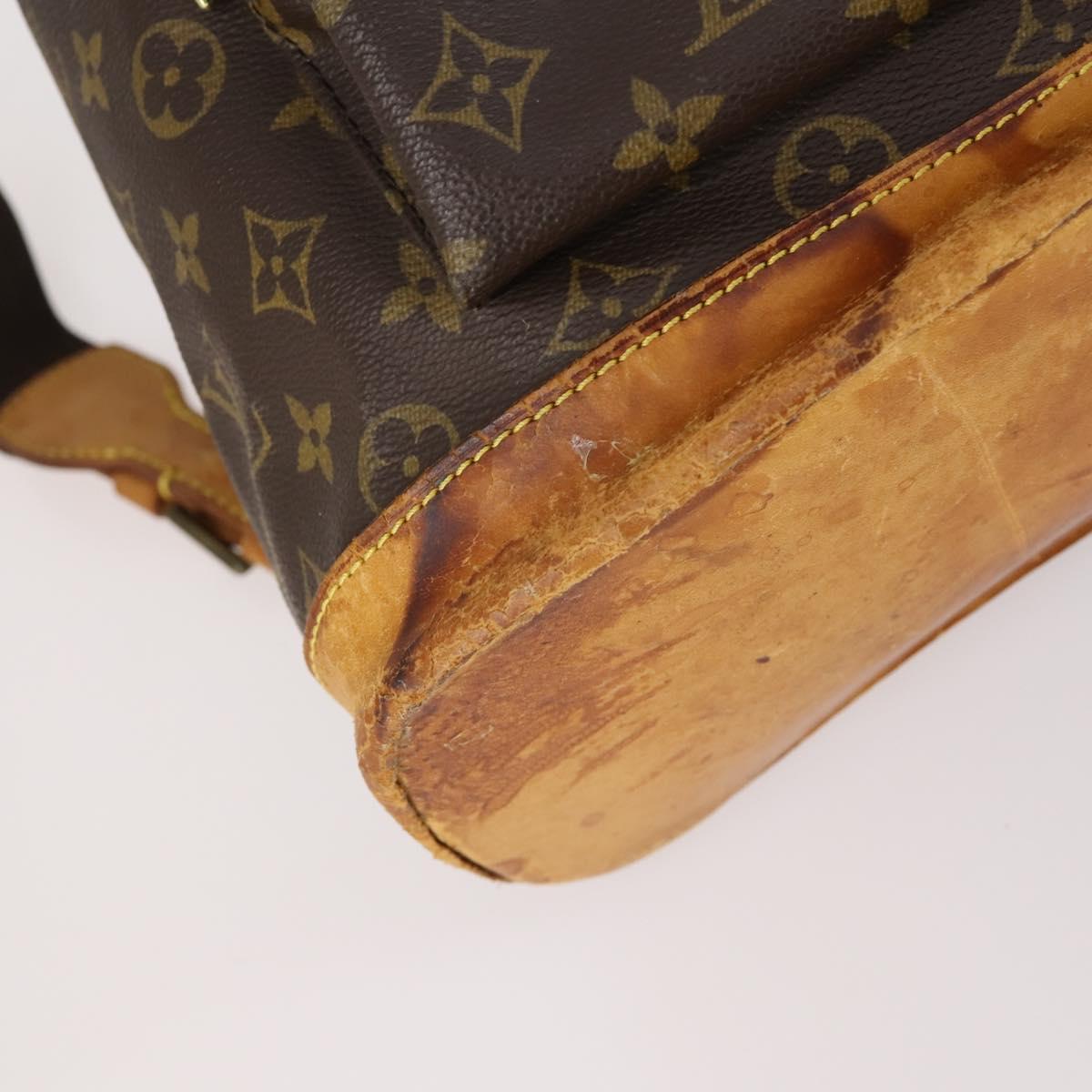 LOUIS VUITTON Monogram Montsouris GM Backpack M51135 LV Auth bs29745