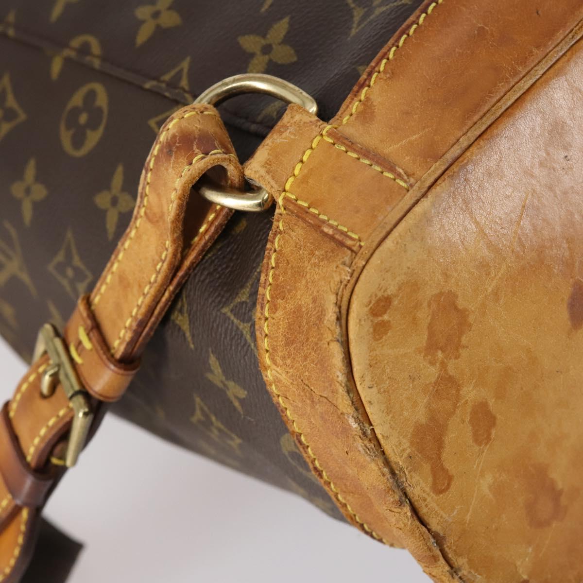 LOUIS VUITTON Monogram Montsouris GM Backpack M51135 LV Auth bs29745