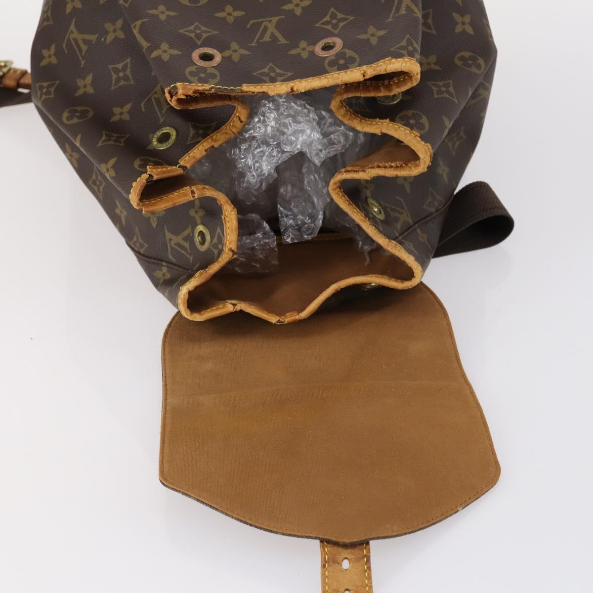 LOUIS VUITTON Monogram Montsouris GM Backpack M51135 LV Auth bs29745