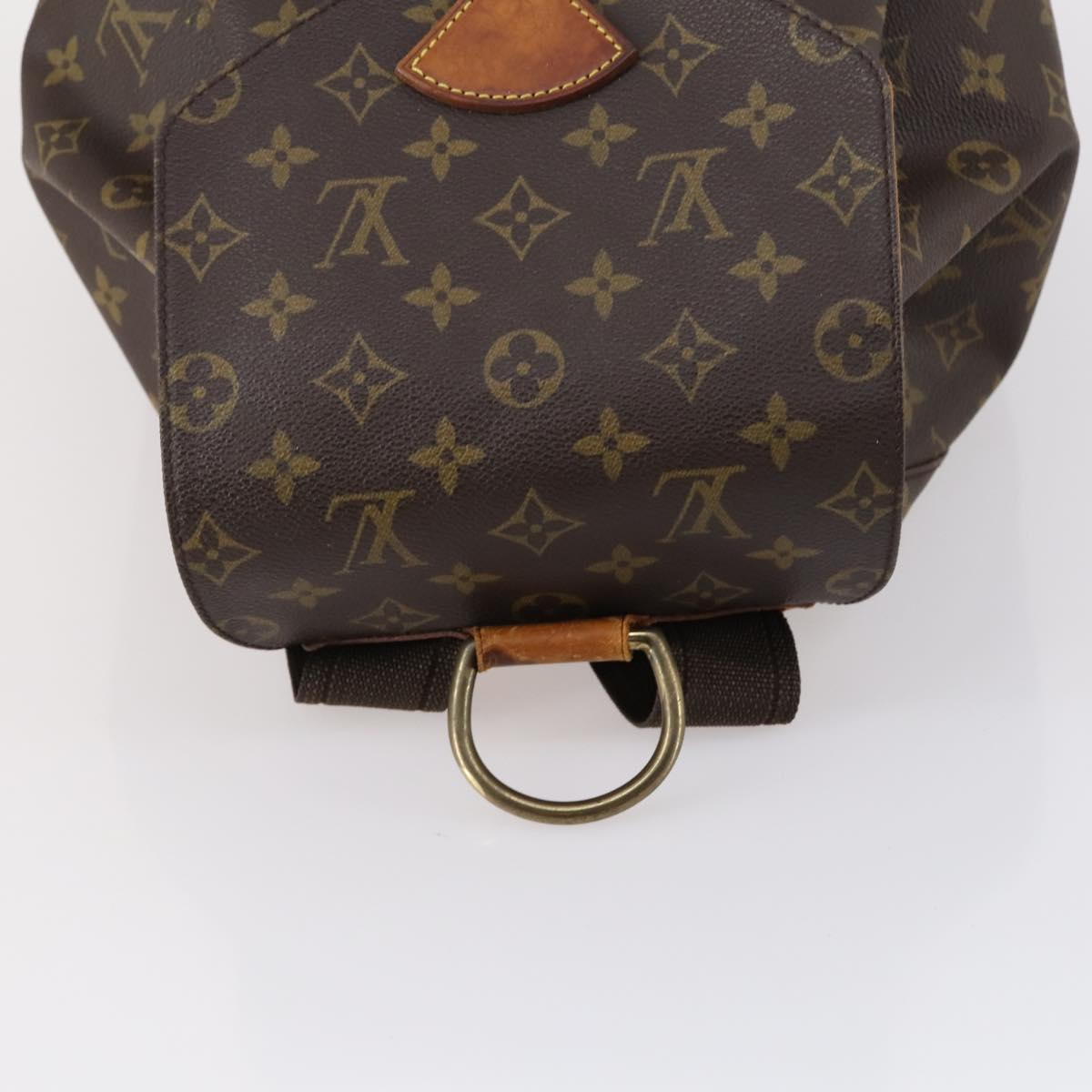 LOUIS VUITTON Monogram Montsouris GM Backpack M51135 LV Auth bs29745