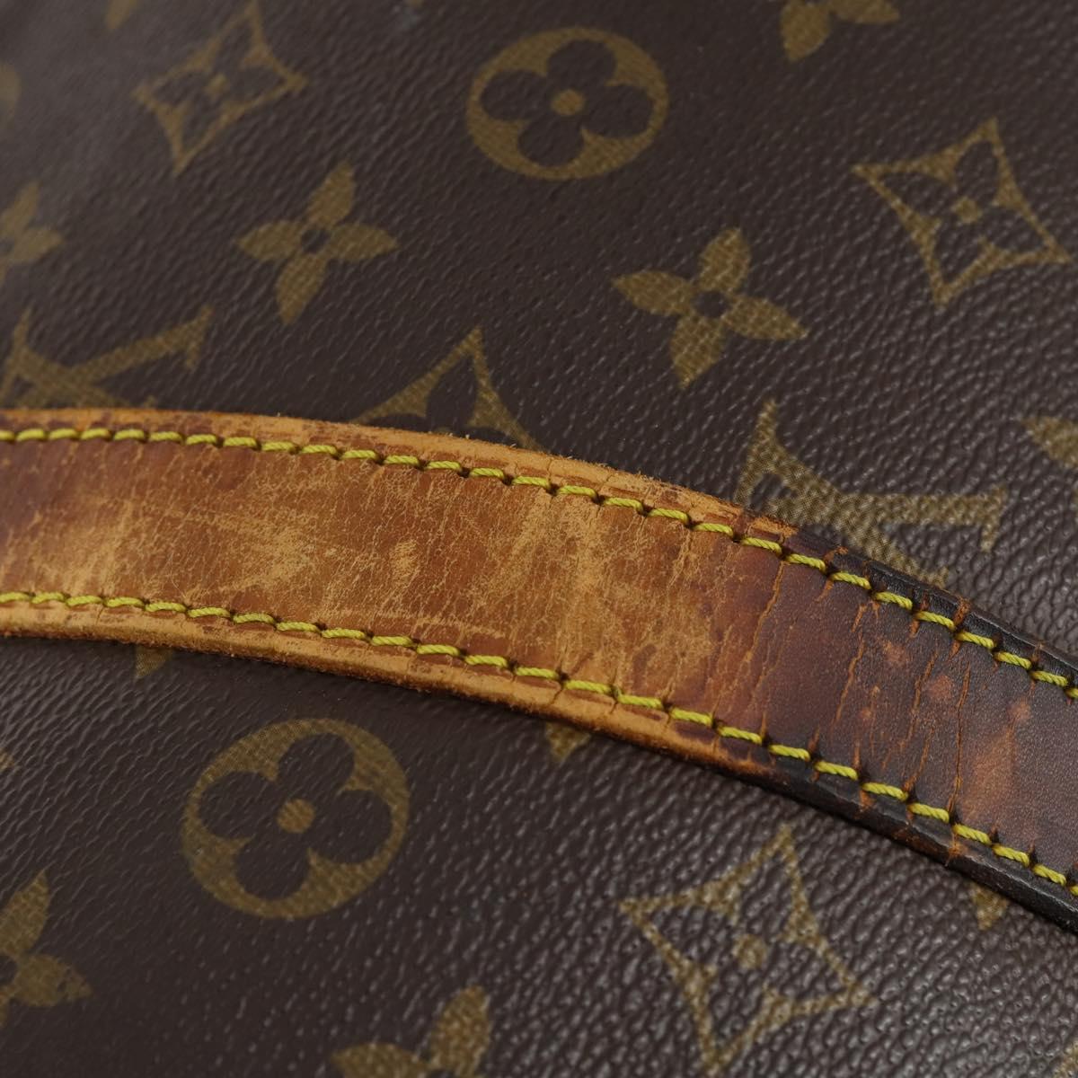 LOUIS VUITTON Monogram Keepall Bandouliere 55 Boston Bag M41414 LV Auth bs29746