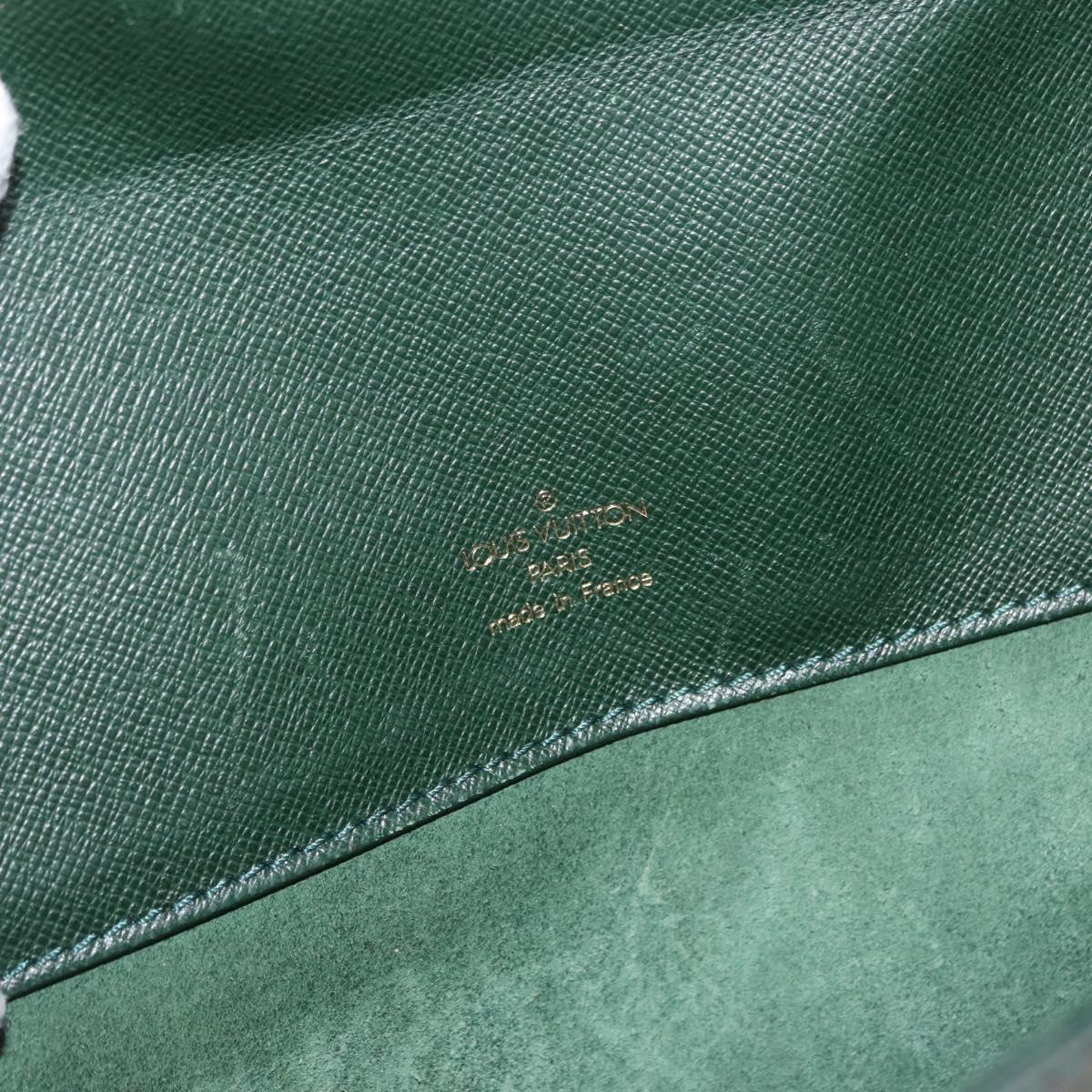 LOUIS VUITTON Taiga ServietteKourad Business Bag Epicea T16786 LV Auth bs29756