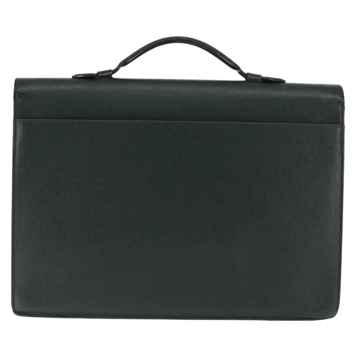 LOUIS VUITTON Taiga ServietteKourad Business Bag Epicea T16786 LV Auth bs29756