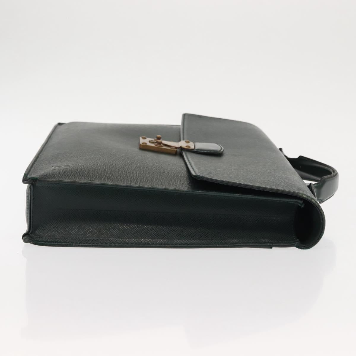 LOUIS VUITTON Taiga ServietteKourad Business Bag Epicea T16786 LV Auth bs29756