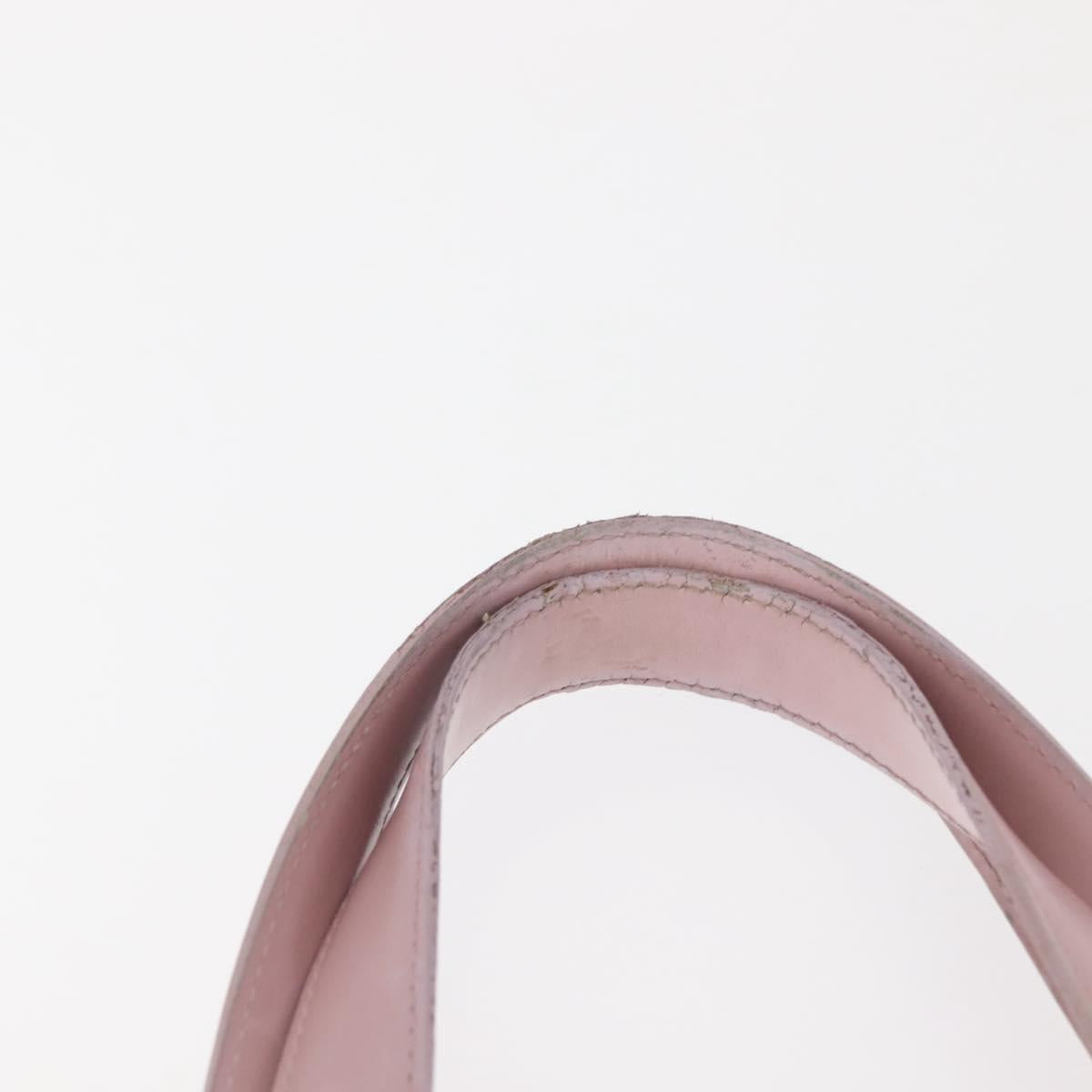 CHANEL New Travel Line Tote Bag Nylon Pink CC Auth bs29765