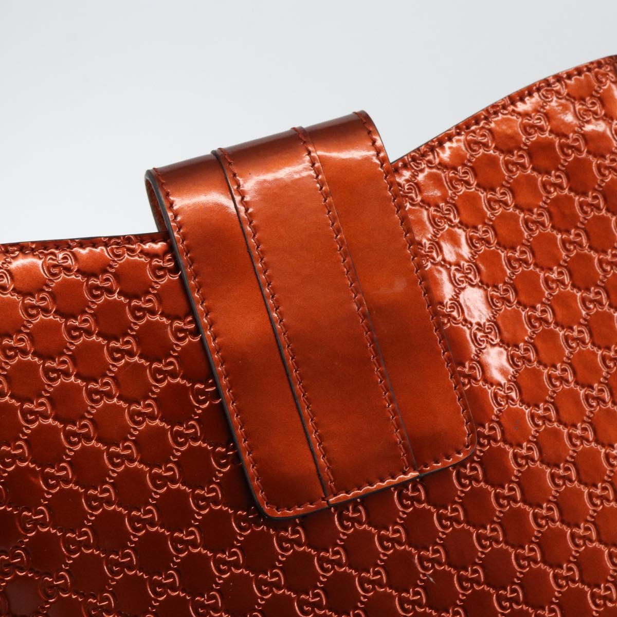 GUCCI Micro GG Canvas iPad Case Enamel Bronze 256575 Auth bs29775