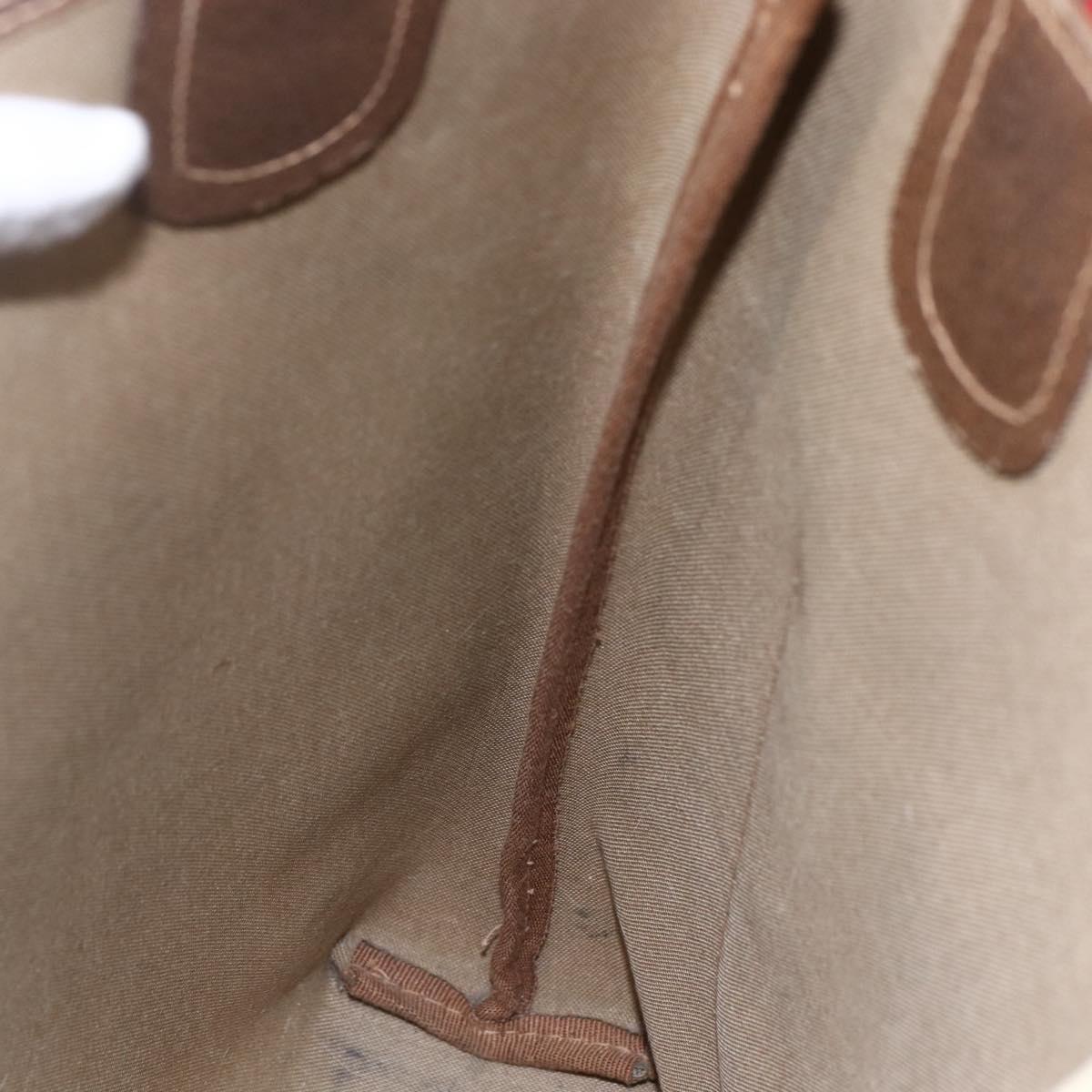 GUCCI GG Supreme Web Sherry Line Bag PVC Leather Beige 39 02 003 Auth bs29780