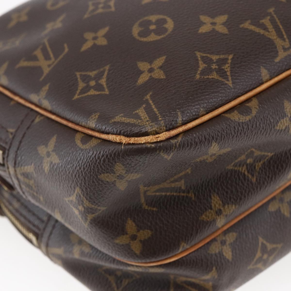 LOUIS VUITTON Monogram Reporter PM Shoulder Bag M45254 LV Auth bs29782